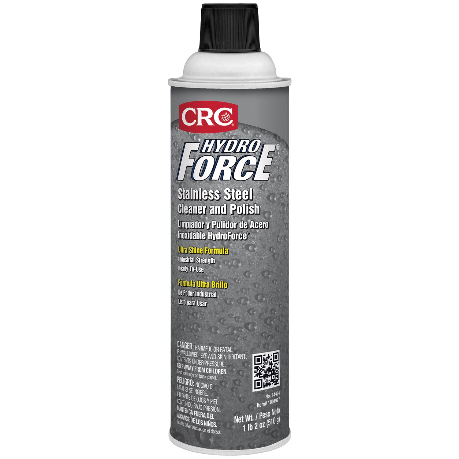 CRC HydroForce منظف ومُلمِّع الفولاذ المقاوم للصدأ