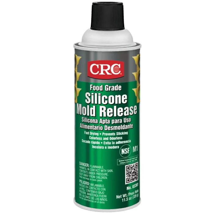 CRC Food Grade Silicone Mold Release 03301 - 11.5 Wt. Oz., Premium Grade  Silicone Fluid For High Temperature Applications