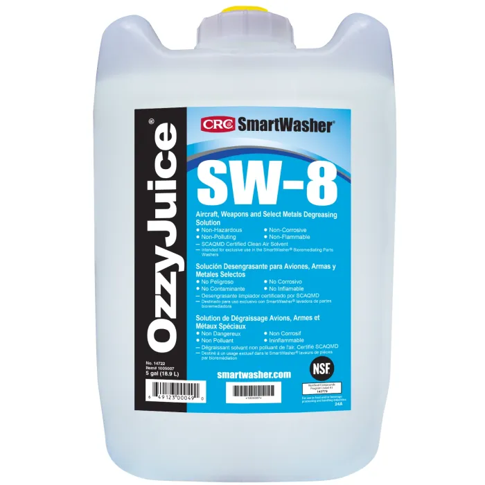OzzyJuice SW-8 Aircraft, Weapons & Select Metals Degreasing Solution