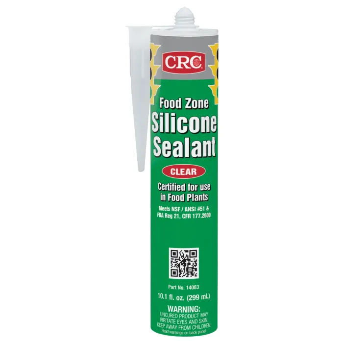 CRC Food Zone Silicone Sealant - Clear 10.1 Fl Oz