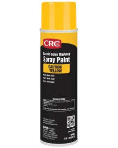 CRC® Upside Down Marking Spray Paints-Caution Yellow, 17 Wt Oz