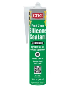 CRC® Food Zone Silicone Sealant - Aluminum, 10.1 Fl Oz