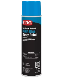 CRC® Rust Proof Enamel Spray Paint-OSHA Blue, 15 Wt Oz