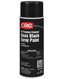 CRC® All Purpose Enamel Spray Paint-Gloss Black, 10 wt oz