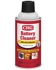 CRC® Battery Cleaner with Acid Indicator, 11 wt oz