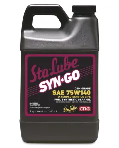 Sta-Lube® Syn-Go®  OEM Grade/Extended Interval, Synthetic Gear Oil 75W140, 64 fl oz