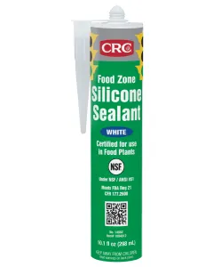 CRC® Food Zone Silicone Sealant - White, 10.1 fl oz