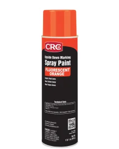 CRC® Upside Down Marking Spray Paints - Fluorescent Orange, 17 Wt Oz