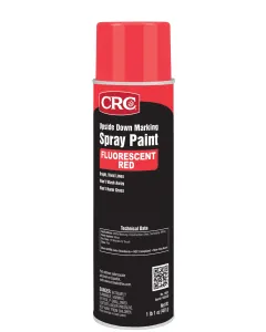 CRC® Upside Down Marking Paints-Red Fluorescent, 17 Wt Oz