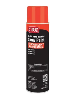 CRC® Upside Down Marking Paints-Red/Orange Fluorescent, 17 Wt Oz