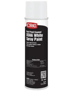 CRC® Rust Proof Enamel Spray Paint-OSHA White, 15 wt oz