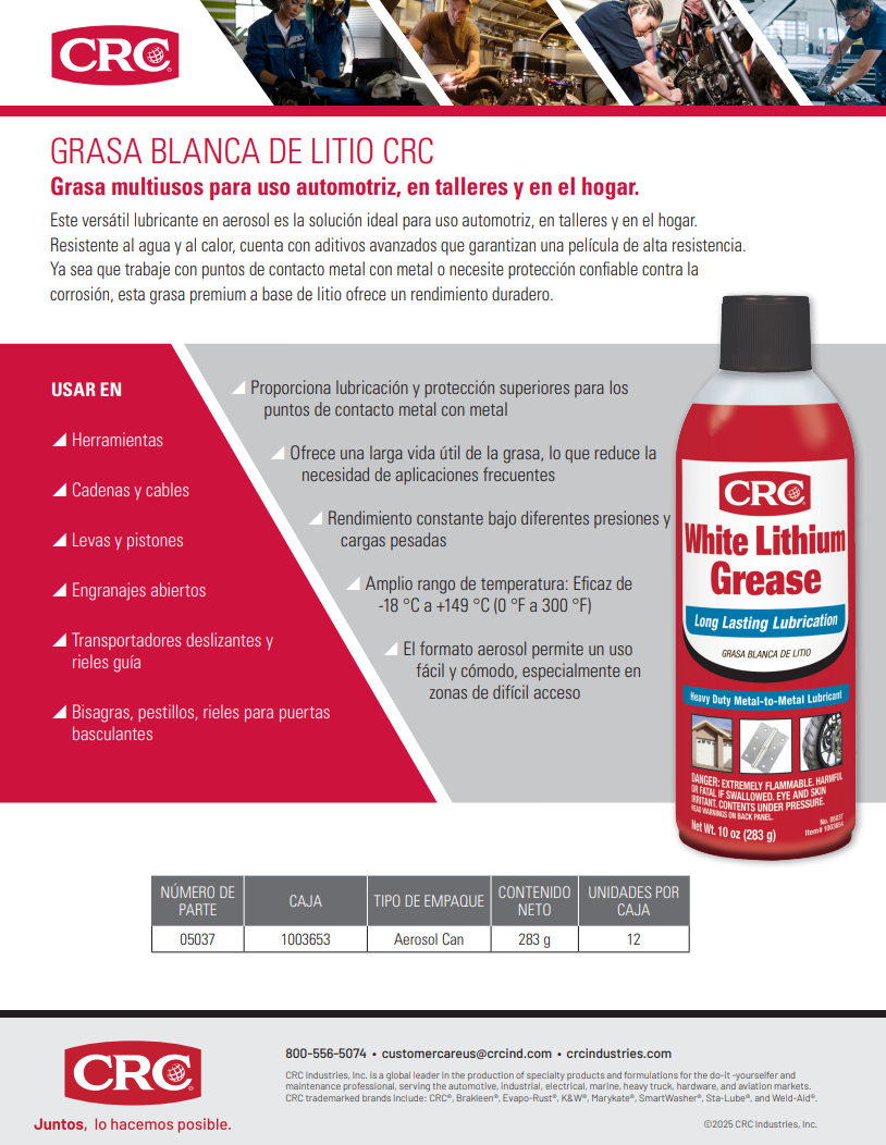 2025 GRASA BLANCA DE LITIO CRC