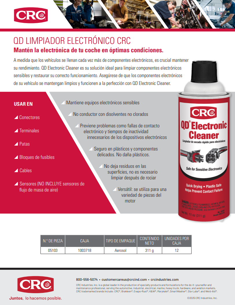 2025 QD LIMPIADOR ELECTRÓNICO CRC
