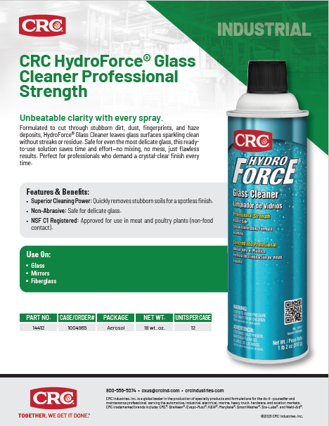 2026 HydroForce Glass Cleaner Professional Strength
