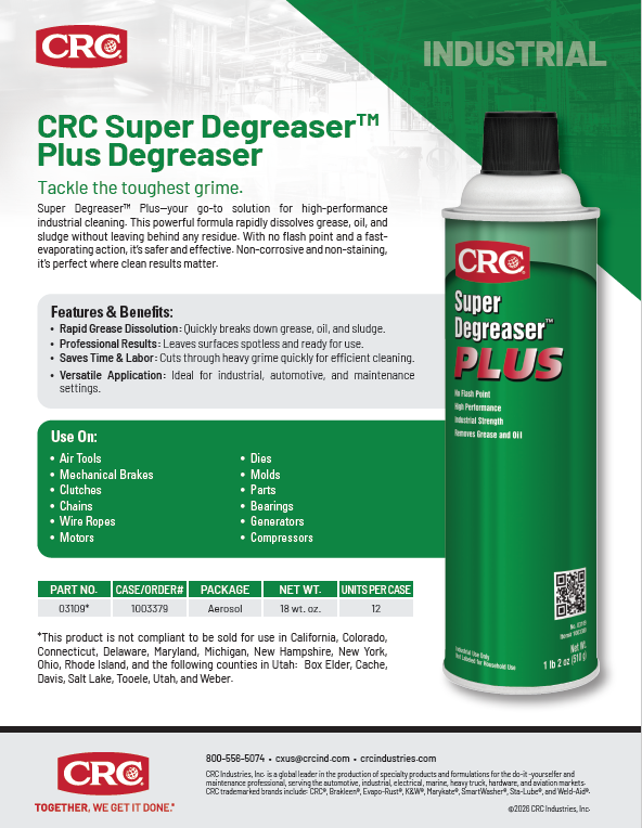 2026 Super Degreaser™ Plus Degreaser