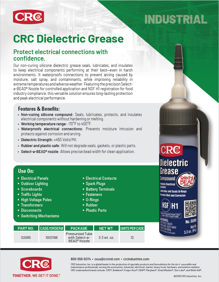 2026 Dielectric Grease Sell Sheet