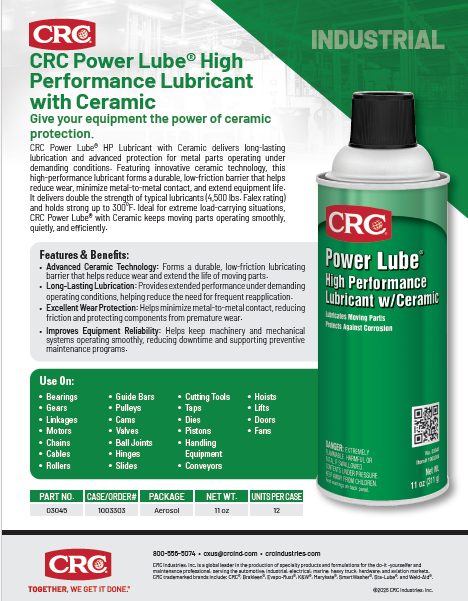 2026 Power Lube High-Performance Lubricant w/Ceramic