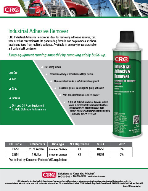 Industrial Adhesive Remover 